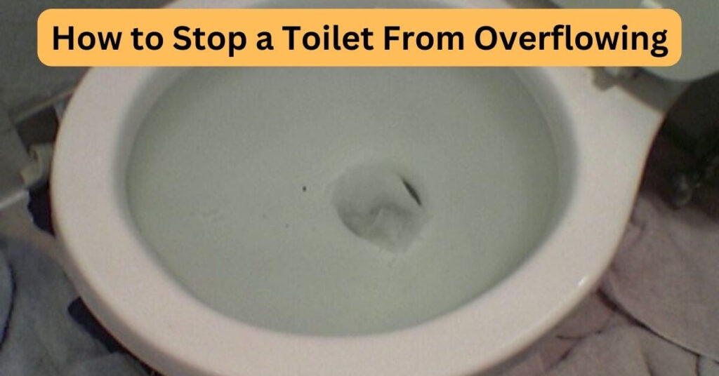 How to Stop a Toilet From Overflowing Home Plumbing Solutions