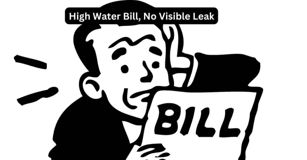 High Water Bill, No Visible Leak