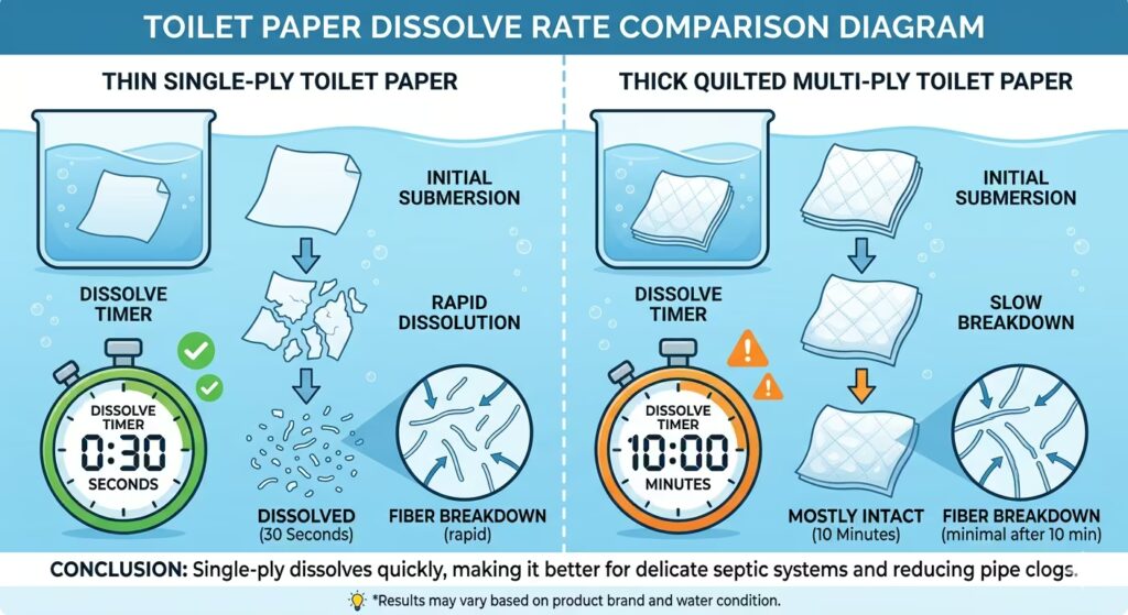 Best Toilet Paper for Septic Systems: What Actually Dissolves